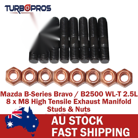 Ford Courier WL-T 2.5L High Tensile Exhaust Manifold Stud Kit