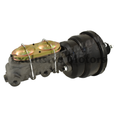 GM 1-1/8" Bore Master Cylinder & 7" Dual Brake Booster (1964-1972)