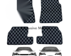 NISSAN SILVIA S13 / S14 / S15 / 200SX / 240 SX CHECKER FLOOR MATS