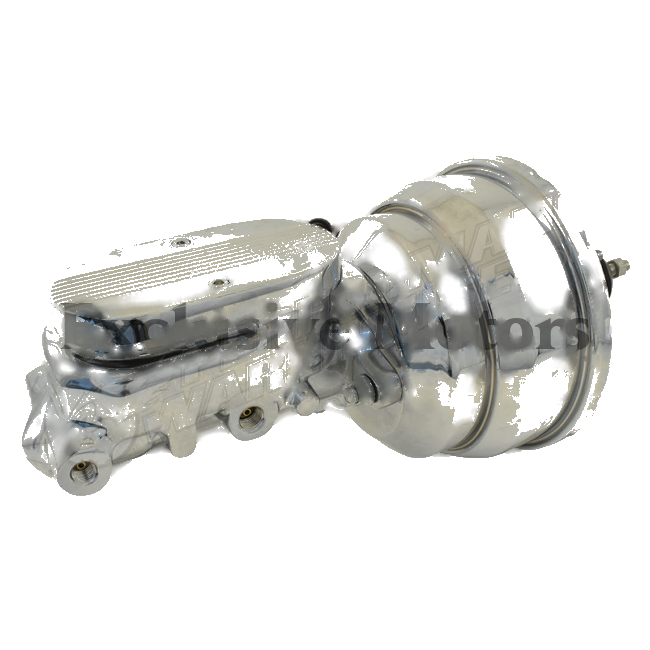 Universal 1" Bore Master Cylinder & 8" Chrome Dual Brake Booster