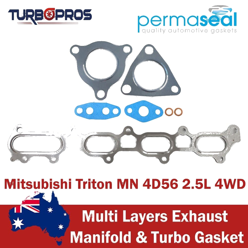 Mitsubishi Triton MN 4D56 2.5L Permaseal Exhaust Manifold&Turbo Gasket Kit