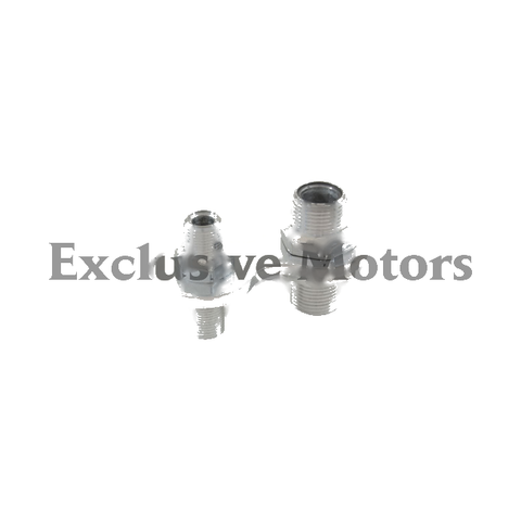 (1960-1975) Highly Polished Aluminum 2-Port AC Bulkhead