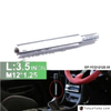 Manual Gear Shifter Lever 3.5In M12X1.25 Silver Shift Knob Extension