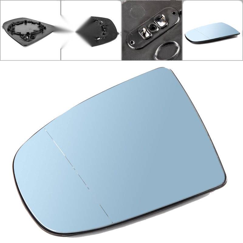 BMW X5 X6 E70 E71 Heated Blue Mirror Glass (2008-2014)