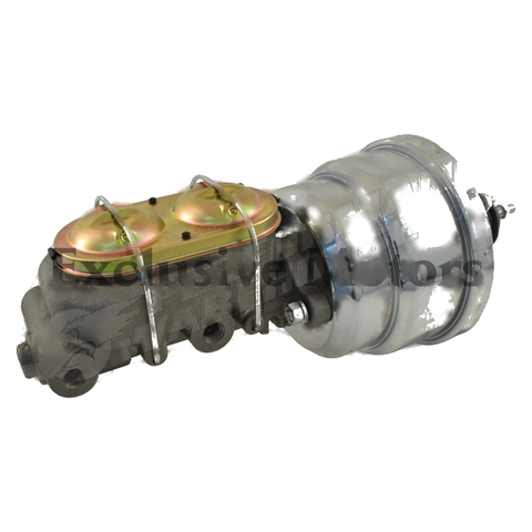 GM 1" Bore Master Cylinder & 7" Chrome Dual Brake Booster (1964-1972)