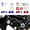 BMW R 1200 GS ADV LC 14-15 Generic Frame Hole Caps Decor Cover 1 Set Aluminum