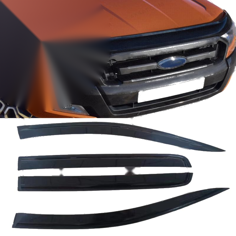 Ford Ranger PX2 PX3 Weathershields Bonnet Guard (2016-2021)