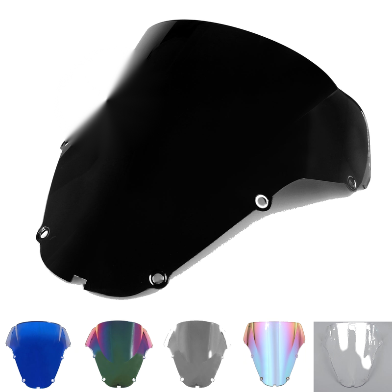 Honda CBR929RR 2000-2001, 6 Color Generic Windshield WindScreen Double Bubble