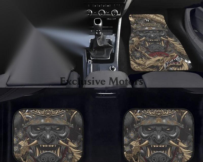 Custom Golden Dragon Floor Mats