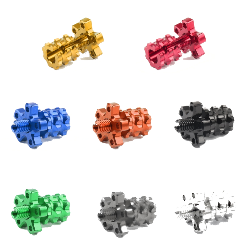 Universal 8mm Anodized Billet Aluminum Clutch Cable Adjuster Set Generic