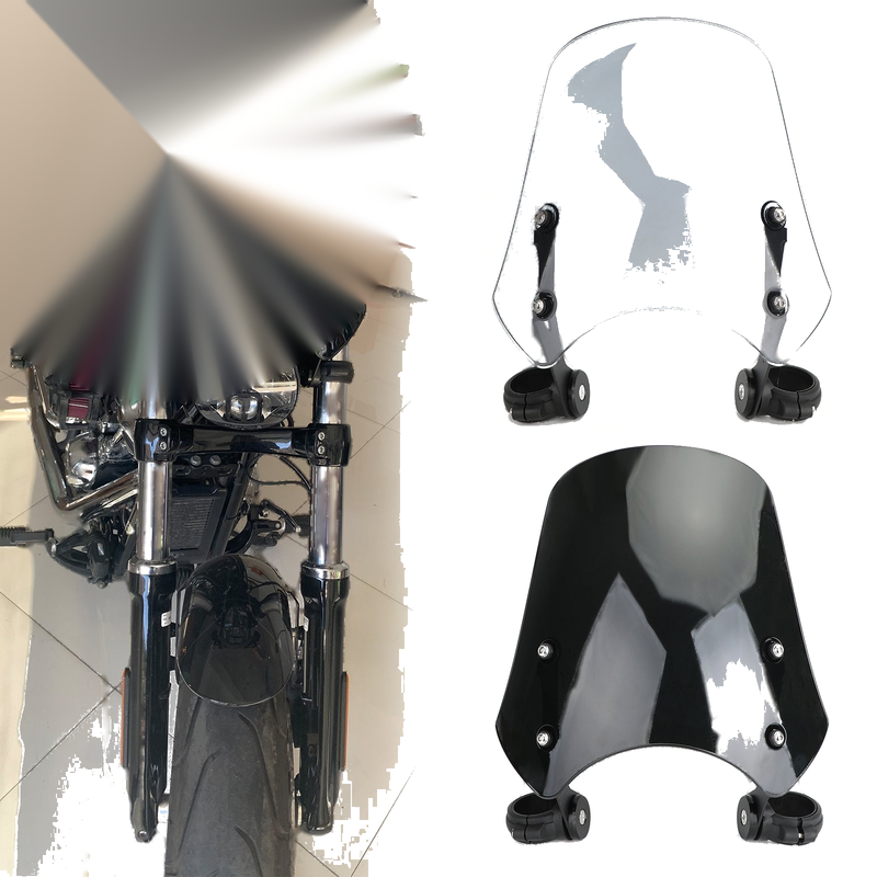 Harley Dyna Softail Models Generic ABS Plastic Motorcycle Windscreen Windshield