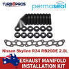 Nissan Skyline R34 2.0L Permaseal Exhaust Manifold Stud&Gasket Kit