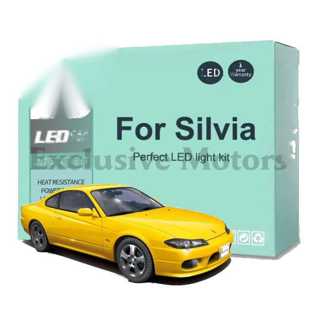 Nissan Silvia Coupe S13 / S14 / S15 LED Interior Light Bulb Kit (1988-2003)
