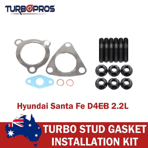 Hyundai Santa Fe D4EB 2.2L Premium Turbo Installation Stud & Gasket Kit