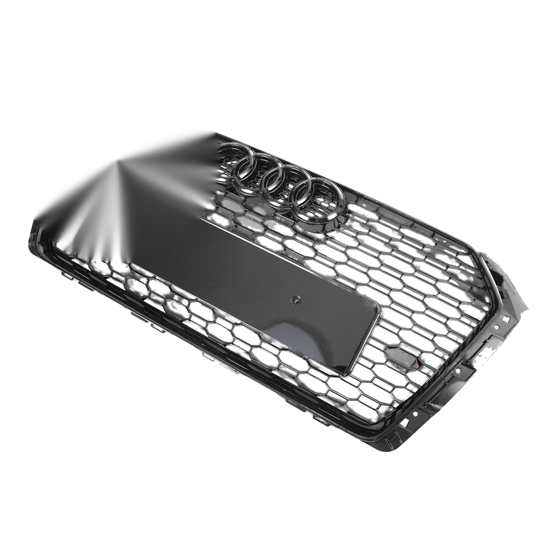 Audi A4 S4 17-18 Black Honeycomb RS4 Style Mesh Grille