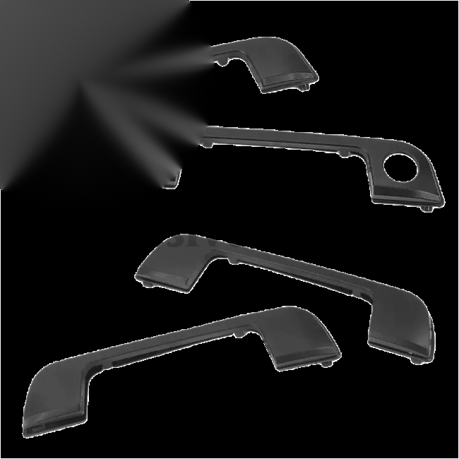 BMW E36, E34, E32 4-Piece Black Door Handle Kit Covers
