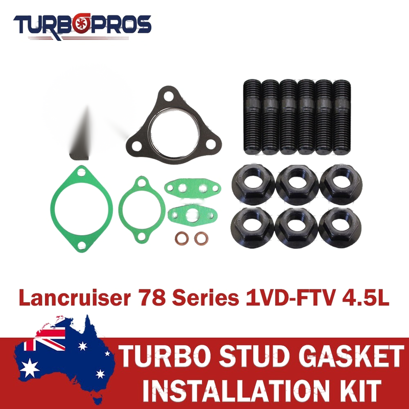 Toyota Landcruiser 78 Series 1VD 4.5L Turbo Installation Stud & Gasket Kit