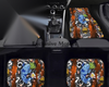 Custom Blue Koi Floor Mats