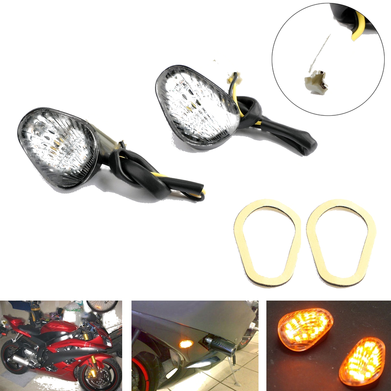 2006 2007 2008 Yamaha YZF R6 Flush Mount LED Euro Turn Signals
