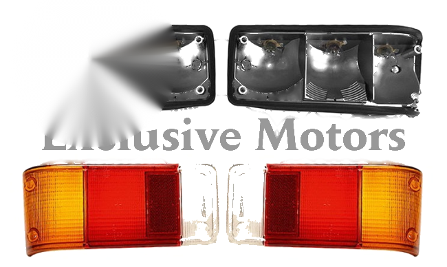 Ford Escort MK2 Tail light lense and backing new reproduction each 25-19-98-7/8