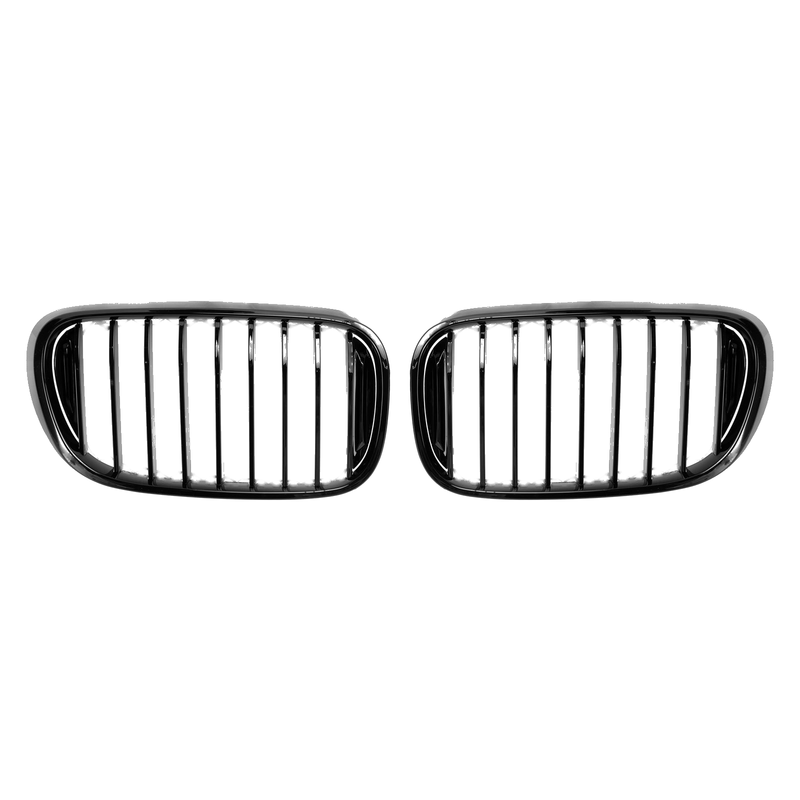 BMW 7 Series G11 G12 740i 750i 16-18 Gloss Black Front Kidney Grille