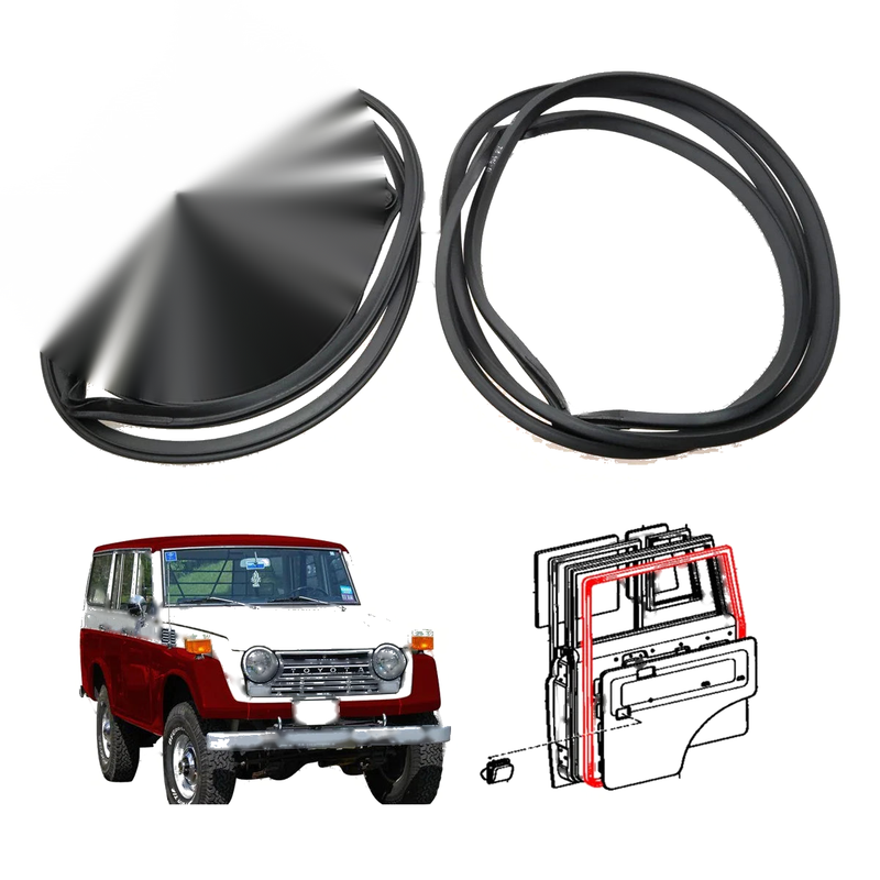 Toyota Land Cruiser FJ55 FJ56 1975-1980 Rear Door Weatherstrip Seal