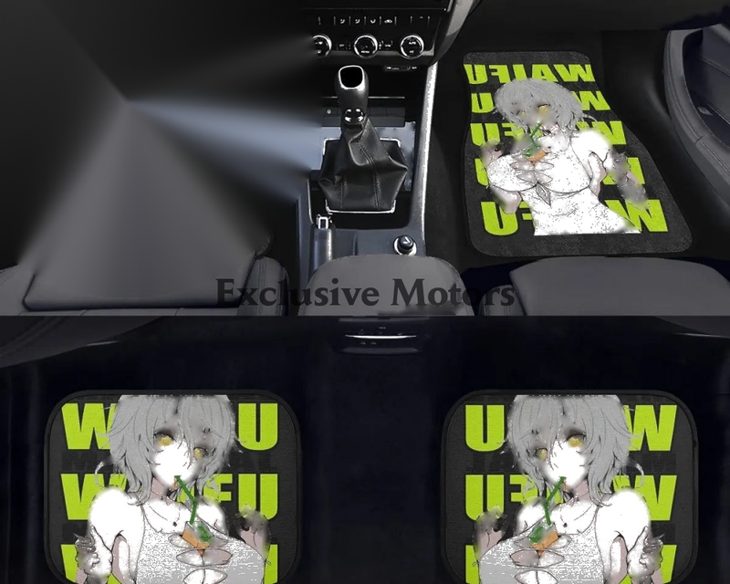 Custom Anime Waifu  Floor Mats