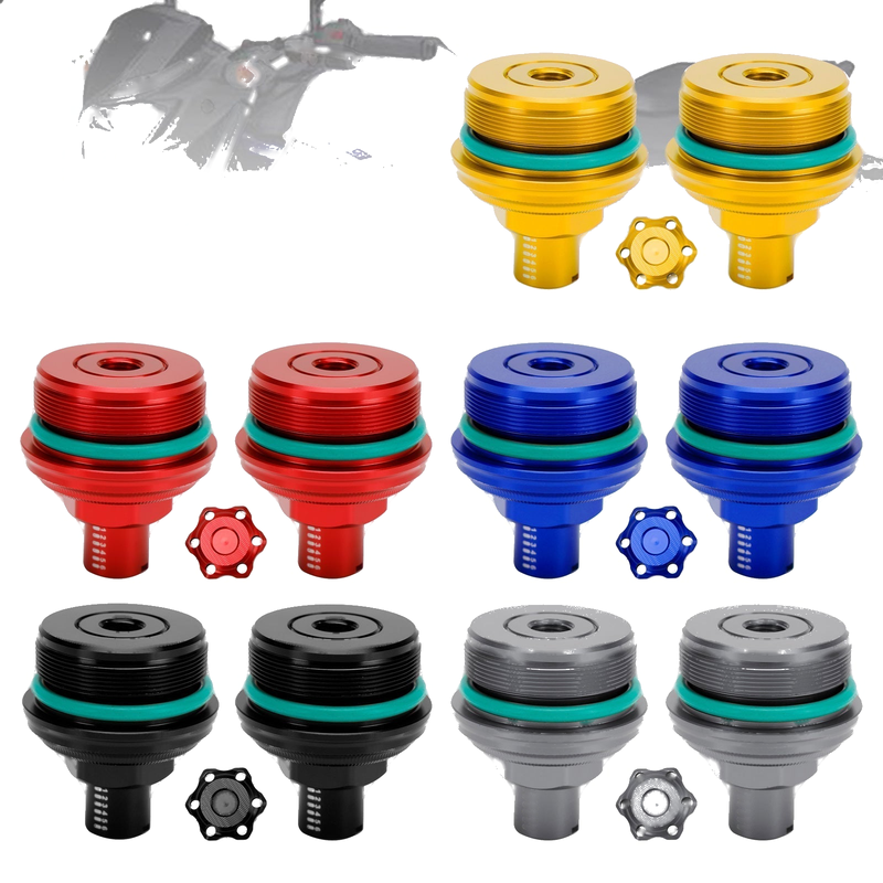 Yamaha Mt-03 Mt 03 2019-2023 2Pcs Fork Preload Adjuster Bolt Screw Cnc