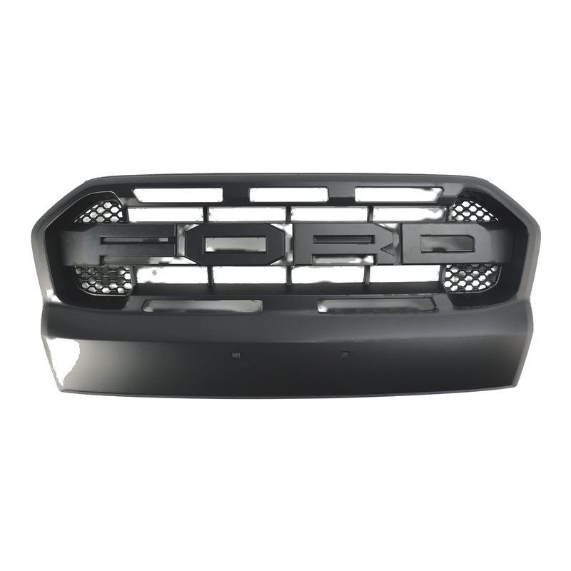 Ford Ranger Raptor Style Matt Black Front Bumper Grill (2015-2019)