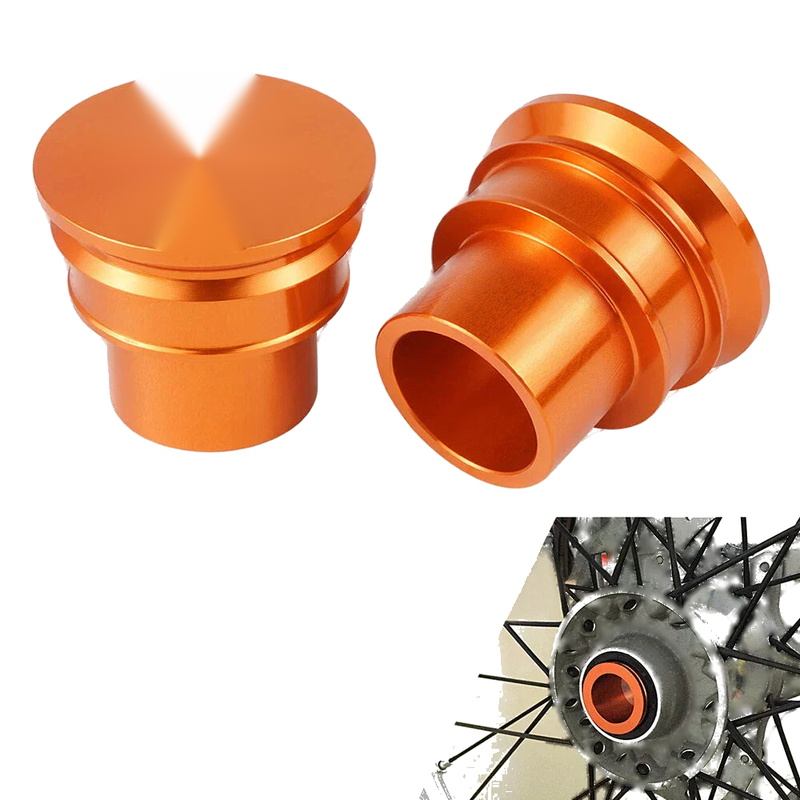 KTM 250 350 450 500 EXC SXF XCF XCW Rear Wheel Axle Spacers (2003-2012)