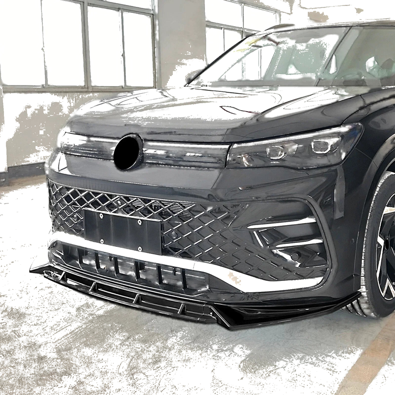 VW Tiguan MK3 Rline Front Bumper Spoiler Lip Kit (2024-2025)