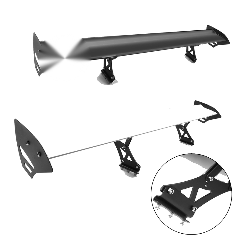Universal Fit Adjustable GT Aluminum Rear Wing Spoiler (2000-2023)