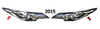 Toyota Fortuner Chrome Lower Eyelid Covers (2015-2016)