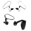 Universal Motorcycle Motorbike 7/8 22mm Handle Bar End Rear Side View Mirror Generic