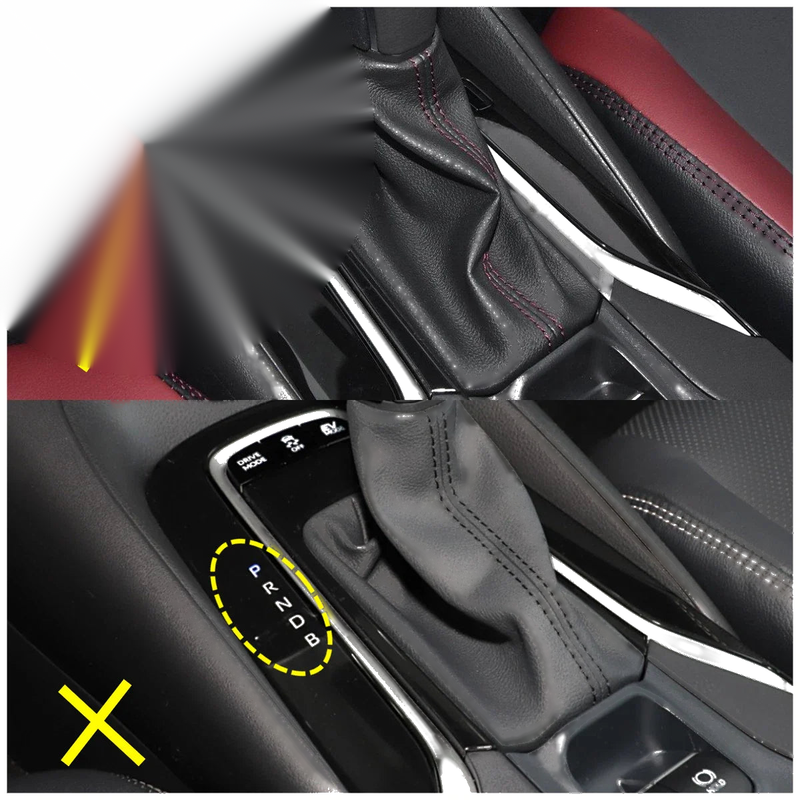 Toyota Corolla Sedan Gear Shift Water Cup Frame Steel Fiber Cover Trim (2020-2024)