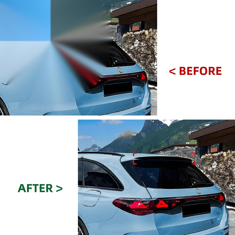 Benz E Class Estate S214 Rear Boot Spoiler Lip (2024)