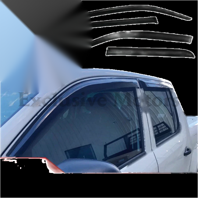 VW Amarok (2009-2021) - Double Cabin Side Window Deflectors