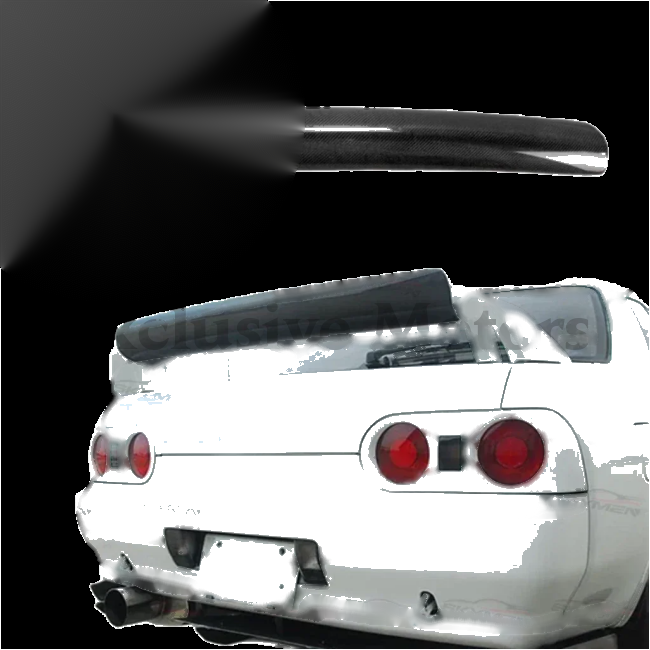Nissan Skyline R32 GTR Carbon Fiber Rear Spoiler Gurney Flap