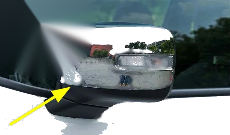 Jeep Renegade (2015-2018) 2 x ABS Chrome Side Mirror Cover Trim