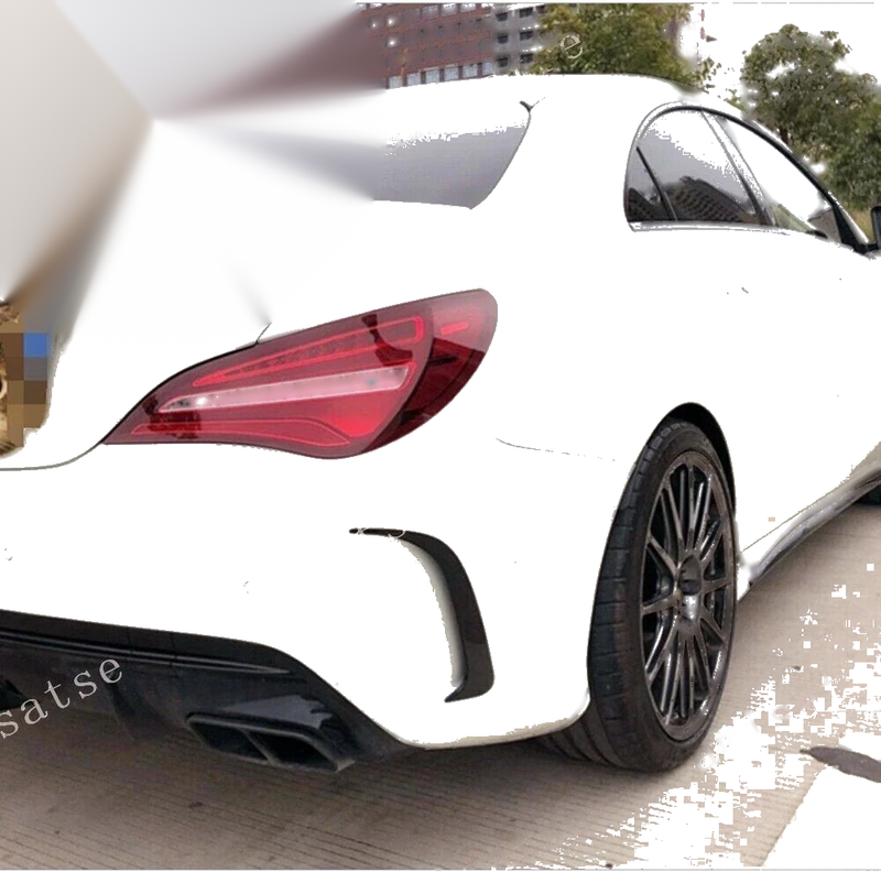 Mercedes Benz W117 CLA250 / 200 / 45 Rear Canard Air Vent Spoiler Trim (2013-2019)