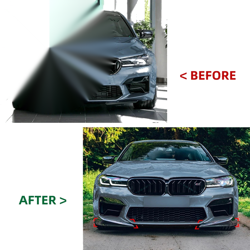 BMW 5 Series M5 F90 Bumper Side Spoiler Trim (2021-2024)