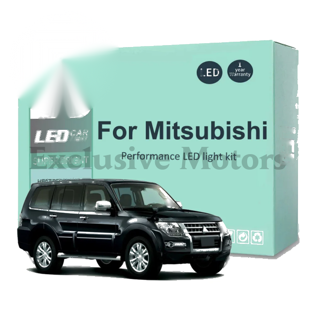Mitsubishi Outlander / Pajero / Montero LED Interior Light Bulb Kit (2001-2023)