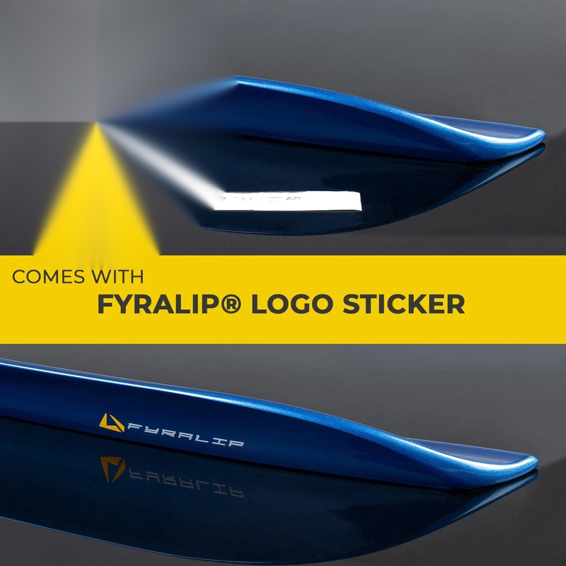 Honda Accord 8" Matte Black Boot Lip Duckbill Spoiler (1990-1993)