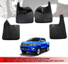 Toyota Hilux 1kd(2015-2017) 4WD Front & Rear Mud Flaps