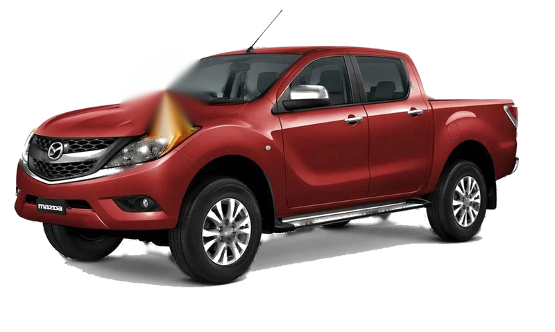 Mazda BT50 Black Door Handle Bowl Cover (2012-2019)
