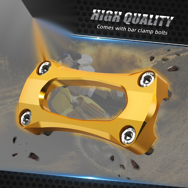 Suzuki RMZ250 RMZ450 RM125 RM250 RMX450Z 1-1/8" Handlebar Riser Clamp (2004-2023)