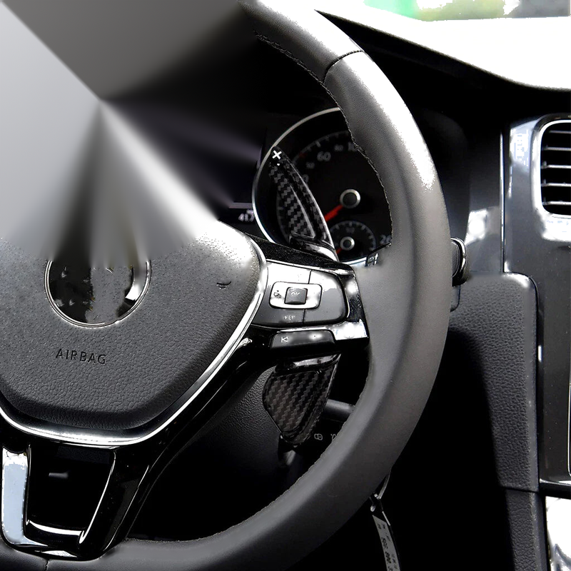 VW Golf MK7 R GTI 2 x Carbon Fiber Paddle Shifter Extensions (2013-2020)