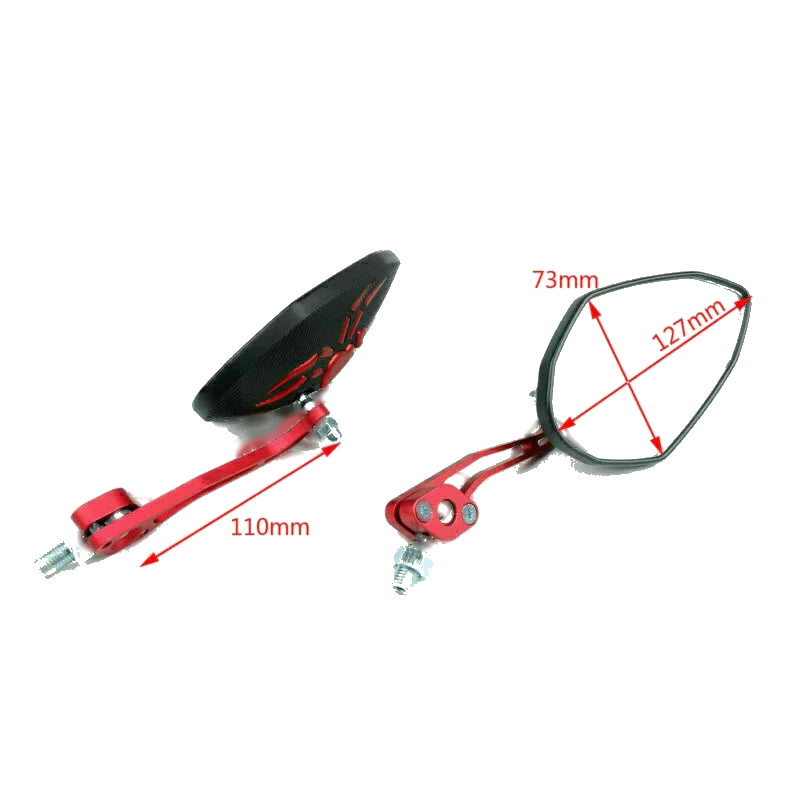 Suzuki VS600, VS750, VL800 8/10mm LH & RH Motorcycle Mirrors (2001-2012)