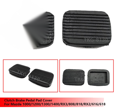 Mazda 1000 / 1200 / 1300 / 1400 / RX3 / 808 / 818 Clutch Brake Pedal Pad Cover (1970-1978)