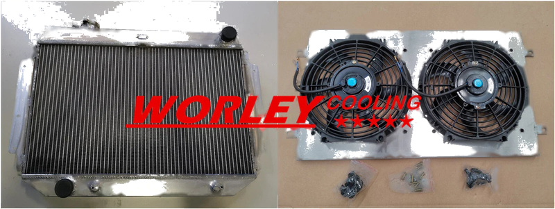 Holden HQ HJ HX HZ Kingswood V8 3 Row Aluminum Radiator + Shroud (71-80)